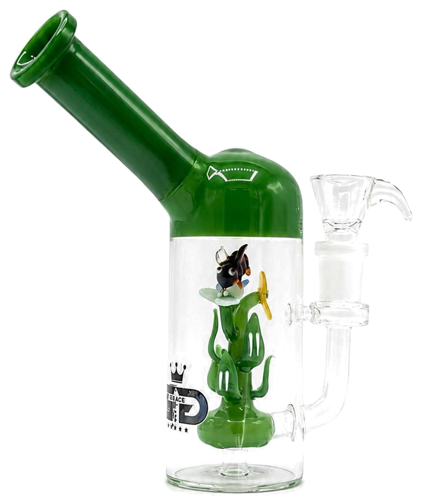Emerald Perc Bubbler in Green