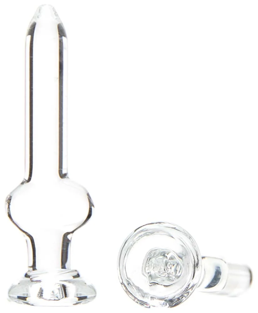 Glass Oil Nail, 18.8 mm male in Clear