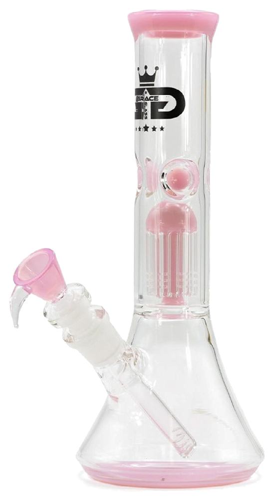 Tree-Arm Perc Beaker in Pink