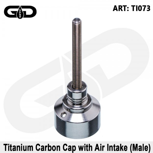 Grace Glass | Titanium Carb cap with air intake (male)