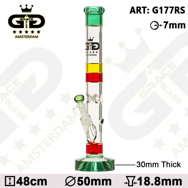 Grace Glass | HAMMER Series |The rasta tube