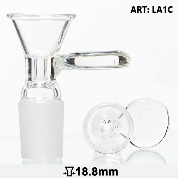 Grace Glass | Glass Bowl with a clear handle - SG:18.8 mm