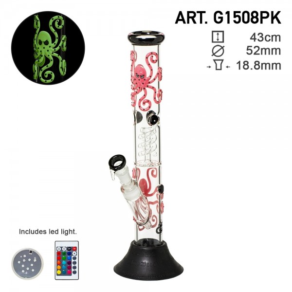 Grace Glass Octopoda Series Ocean Deep Pink Glow In The Dark Bongs Classic Ggbongs Com - Glow In The Dark Glass Bongs Grace Glass Octopoda Series Ocean Deep Pink Glow In The Dark Bongs Classic Ggbongs Com - Glow In The Dark Glass Bongs
