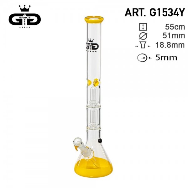 Grace Glass | Big Baked Beaker Yellow