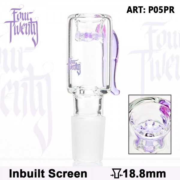 420 Series | Bowl - Purple - SG:18.8mm - Inside Screen