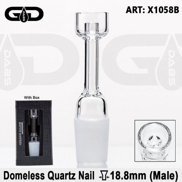 Grace Glass | Domeless Quartz Nail For Oil Bongs - SG:18.8mm (male)