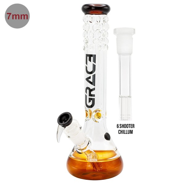 Grace Glass | Pearl Glass Amber- H:40cm - ?:50mm - SG:29.2mm