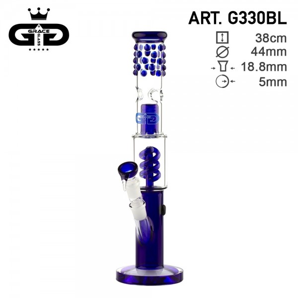Grace Glass | OG Series - H:38cm - SG:18.8mm - Ø:44mm - 5mm thickness