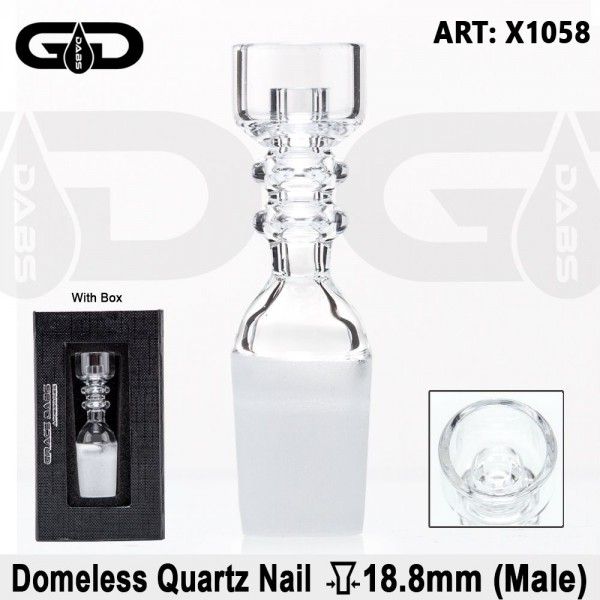 Grace Glass | Domeless Quartz Nail For Oil Bongs - SG:18.8mm (male)
