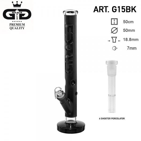 Grace Glass | Satinated Series Black with 6 shooter!