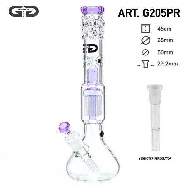 Grace Glass | OG Series | Purple JellyFish with 6 shooter!