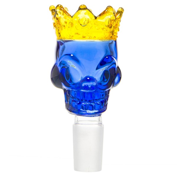 Grace Glass | Skull King Bowl- Blue- SG:18.8mm