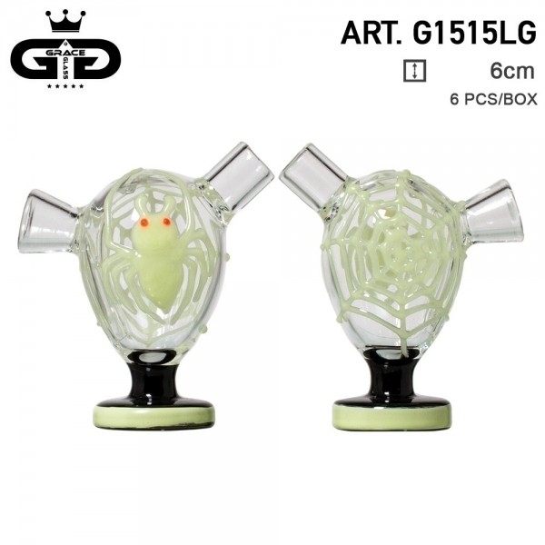 Grace Glass | Little Storm White | 6 pcs in display Glow in the Dark