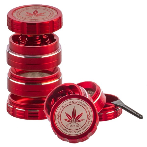 Grace Glass Amsterdam | Grinder- 4part- Ø:40mm- 12pcs/box