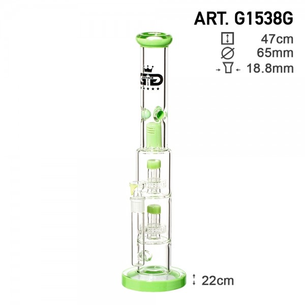 Grace Glass | Multi Percolator Bong Green
