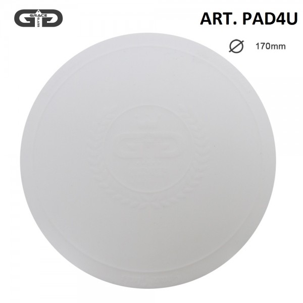Grace Glass | Small silicon Pad - Underlay for Bongs- WHITE- Ø:170mm-single piece