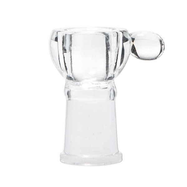 Grace Glass | Glass Bowl with a female socket and a glass bead - SG:18.8 mm -inbuilt glass screen