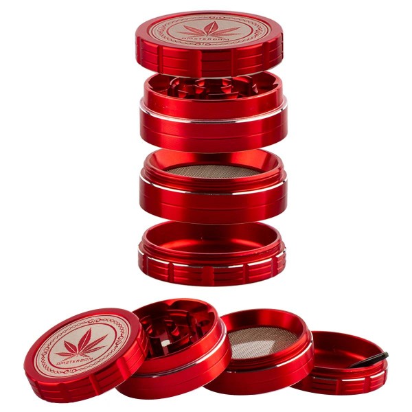 Grace Glass Amsterdam | Grinder- 4part- Ø:50mm- 12pcs/box
