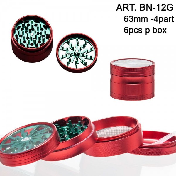 Grace Glass | Lightning - Green- 4part-Ø:63mm-6pcs/box