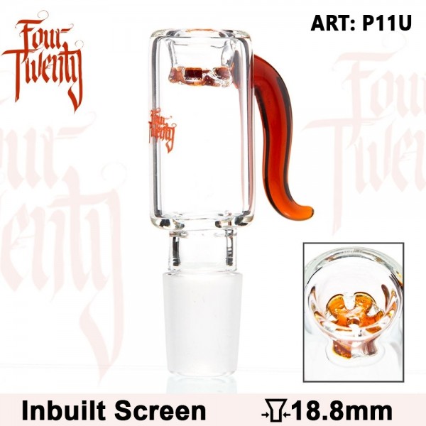 420 Series | Bowl - Amber - SG:18.8mm - Inside Screen