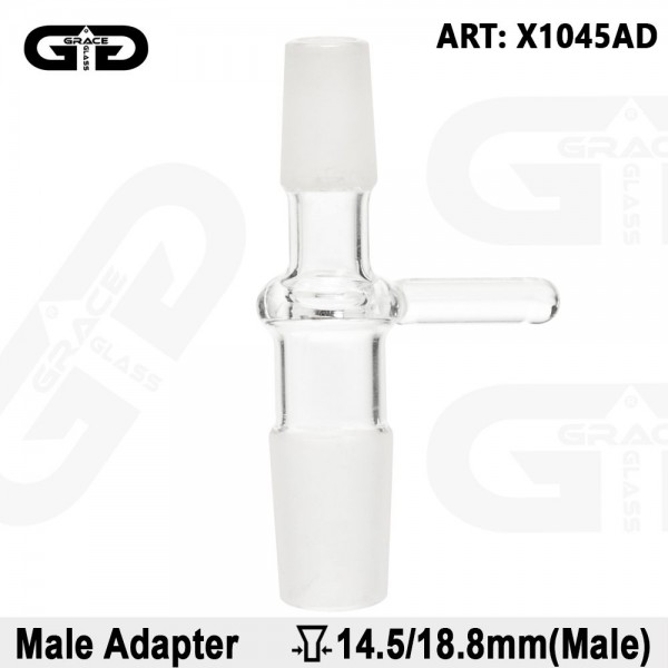 Grace Glass | Socket Male Adapter - H:8.5mm-SG:18.8mm to SG:14.5mm Use For Oil Nail & Dome-12pcs/box