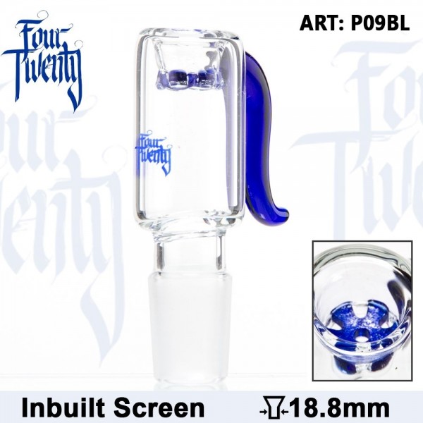FourTwenty Bowl - Blue - SG:18.8mm - Inside Screen