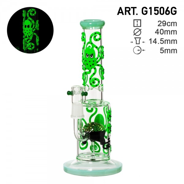Grace Glass | Octopoda Series | The Psychedelic Green Glow in the Dark