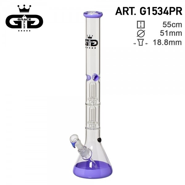 Grace Glass | Big Baked Beaker Purple