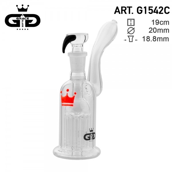 Grace Glass | The last king H: 19cm - Diam: 20cm - Socket: 18.8 mm