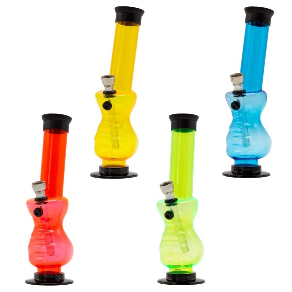Amsterdam | Small Grip Bong H:20cm - SG:10mm - 80pcs in display
